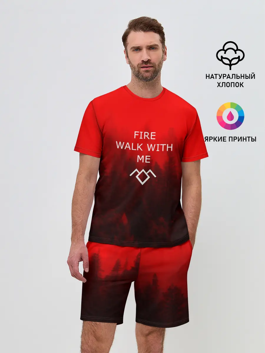 Мужской костюм с шортами / Twin Peaks