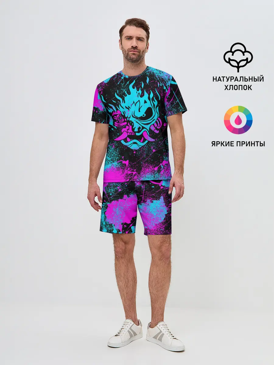 Мужской костюм с шортами / NEON SAMURAI | НЕОН САМУРАЙ