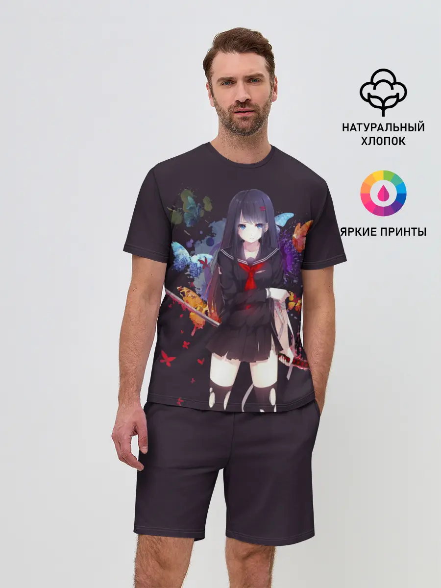 Мужской костюм с шортами / Кровавая бабочка