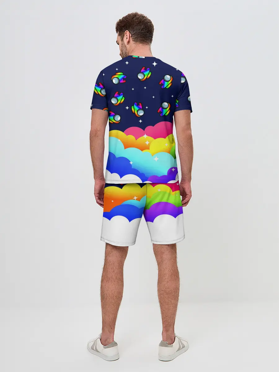 Мужской костюм с шортами / РАДУЖНЫЙ IMPOSTOR