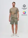 Мужской костюм с шортами / Пейзаж