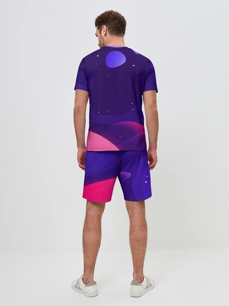 Мужской костюм с шортами / AMONG US - RAINBOW SPACE