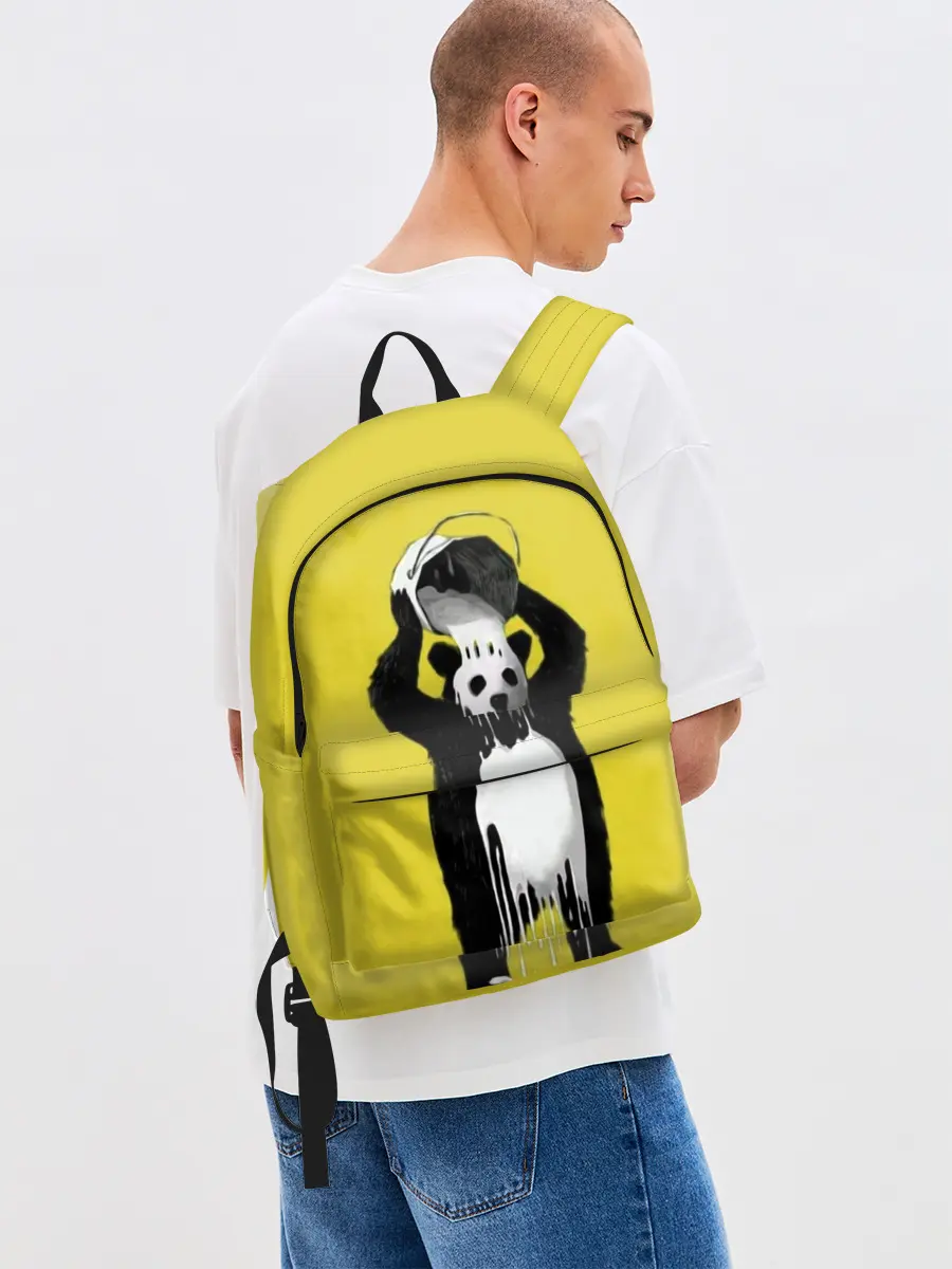 Рюкзак джинсовый / панда