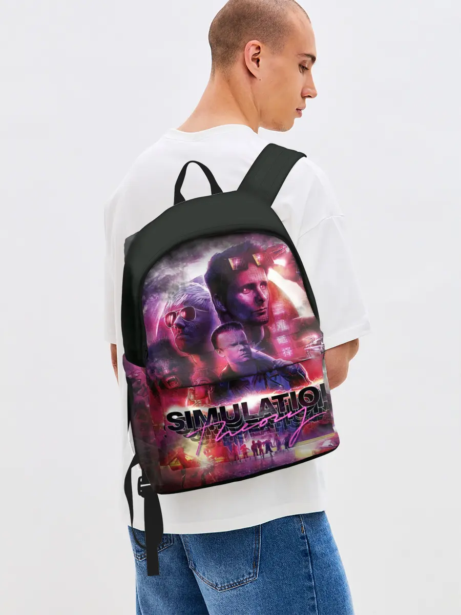 Рюкзак джинсовый / Simulation Theory
