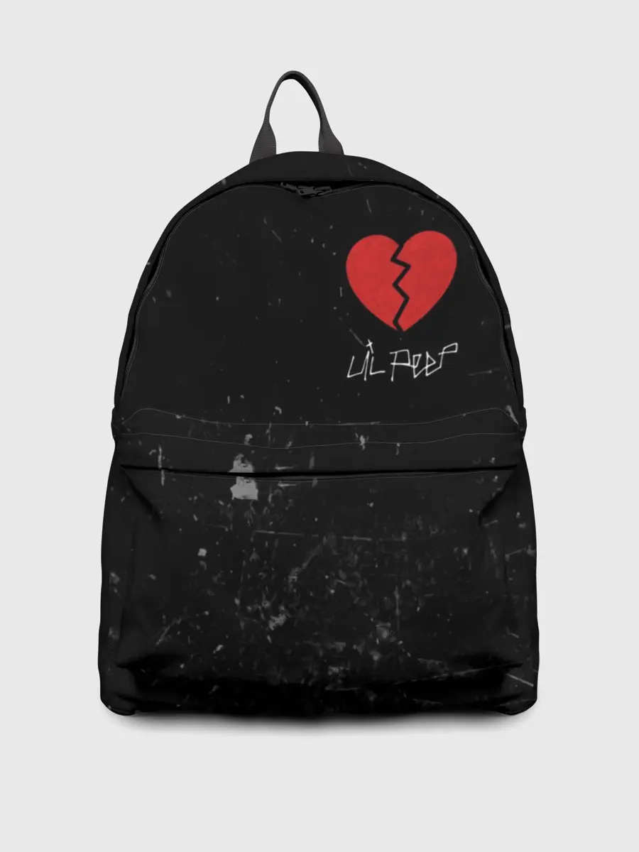 Рюкзак джинсовый / Lil Peep Broken Heart
