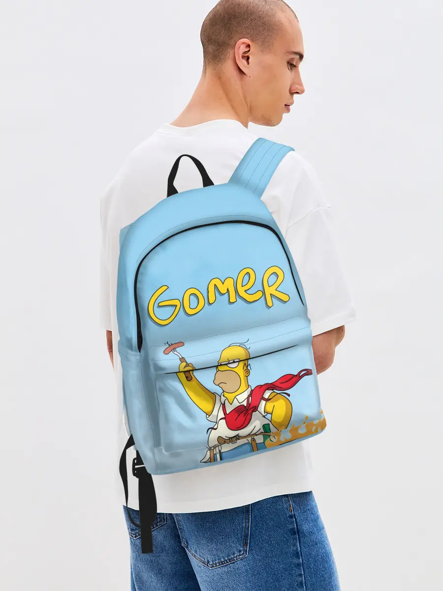 Рюкзак джинсовый / Гомер