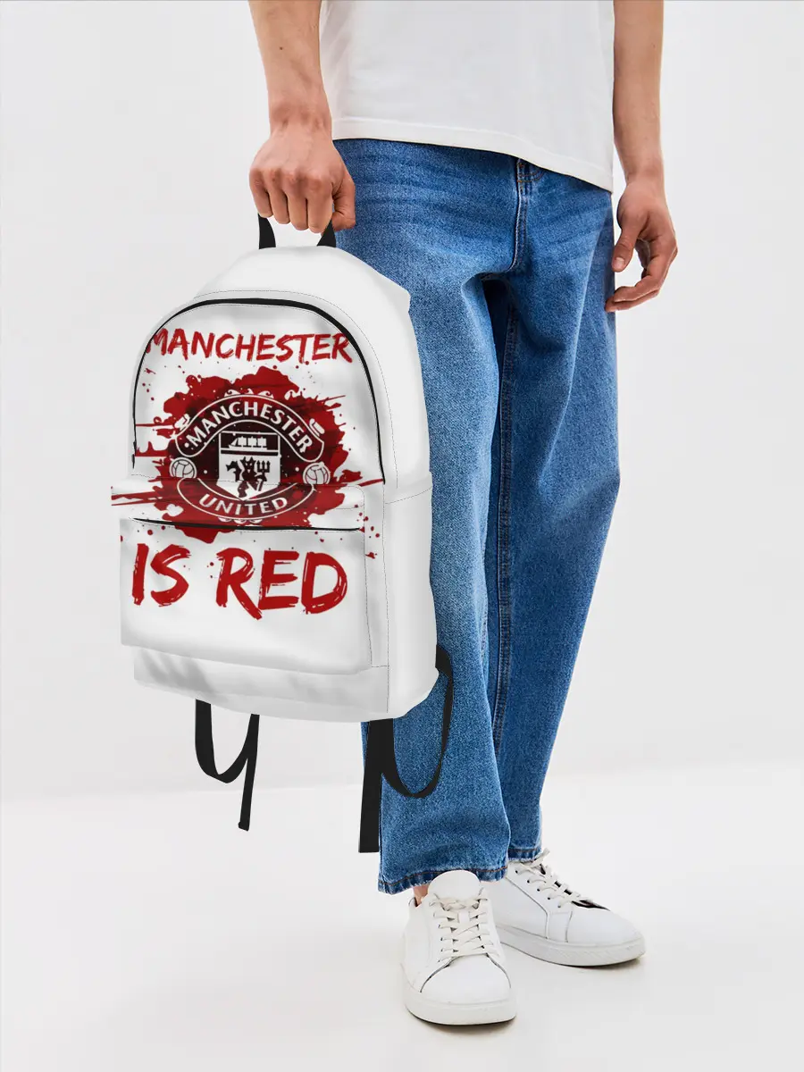 Рюкзак джинсовый / Манчестер Юнайтед