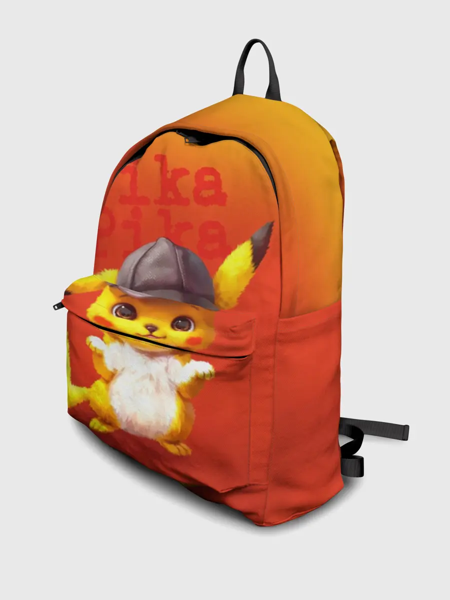 Рюкзак джинсовый / Пика - пика оранжевый