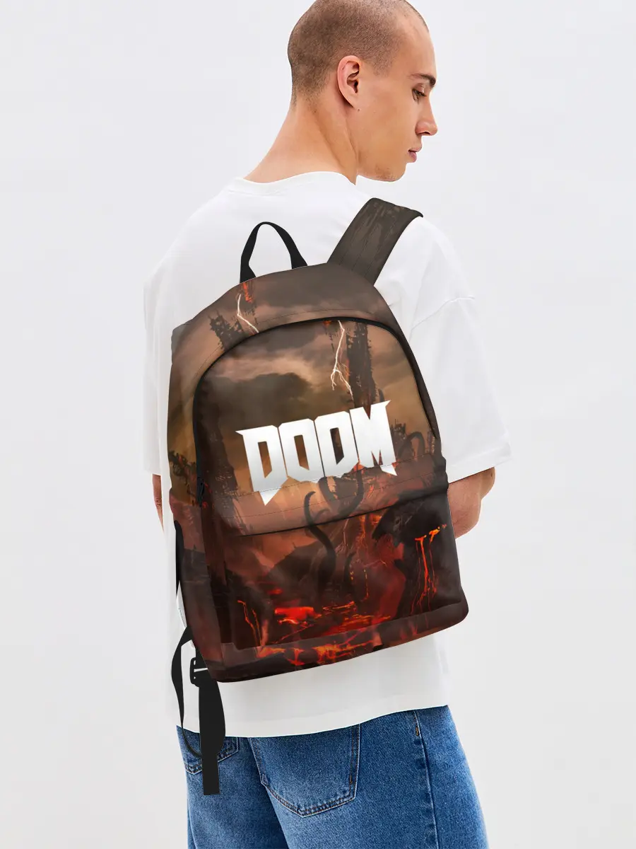 Рюкзак джинсовый / DOOM