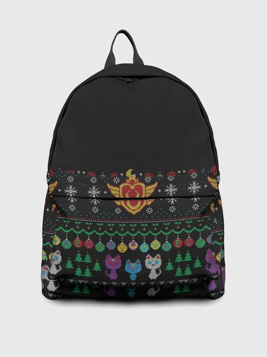 Рюкзак джинсовый / Sailor Moon Вязаный