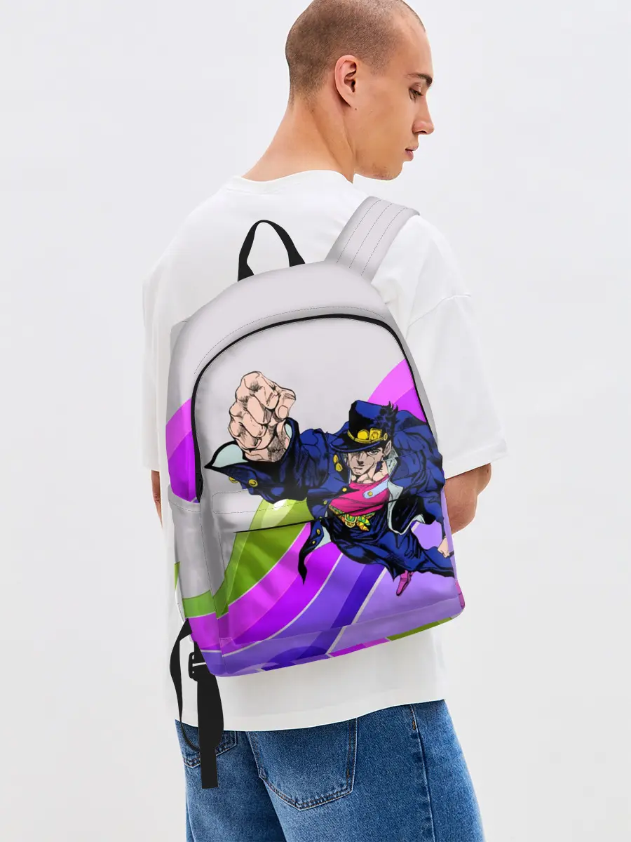 Рюкзак джинсовый / Jojo Jotaro