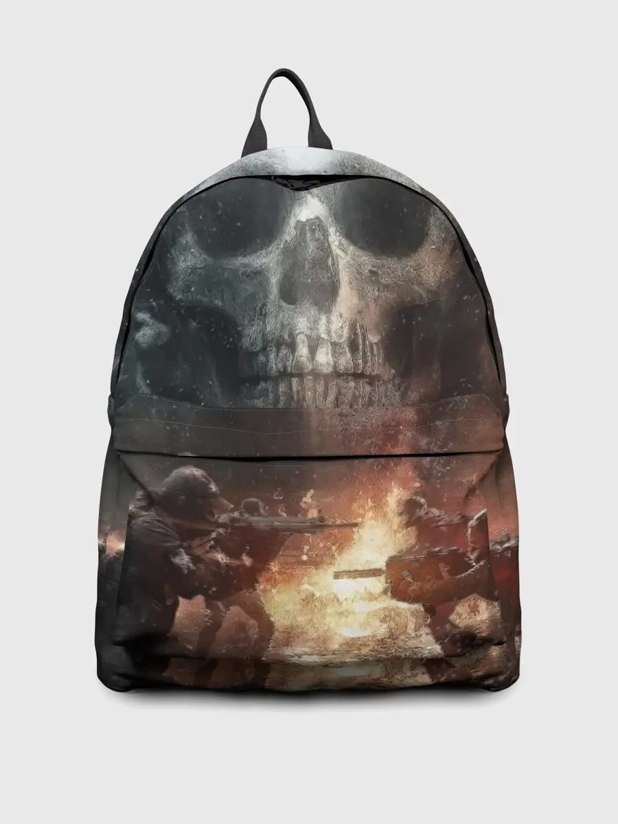 Рюкзак джинсовый / Battlefield Череп