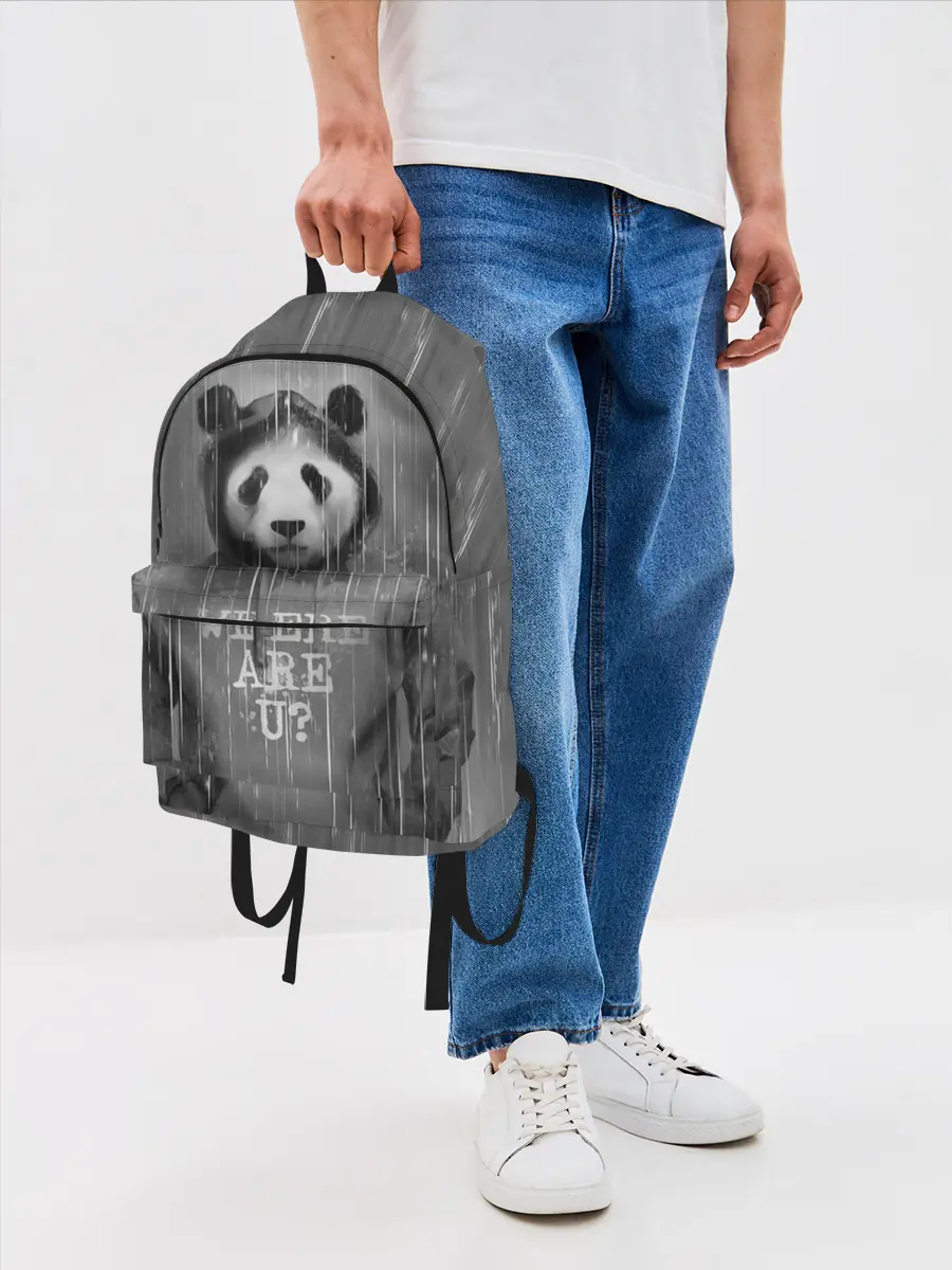 Рюкзак джинсовый / Панда