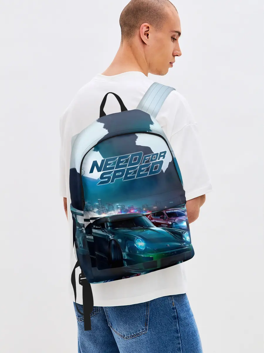 Рюкзак джинсовый / Need for Speed