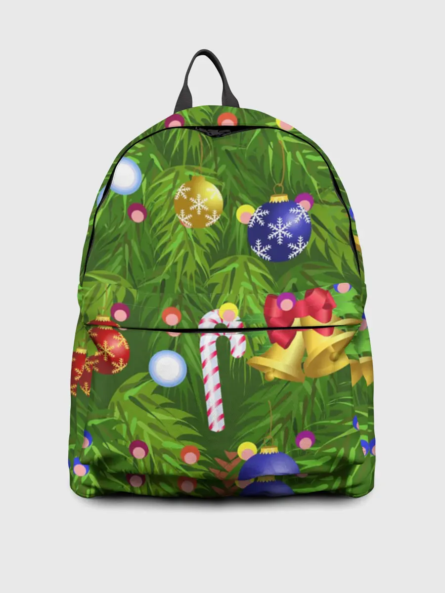 Рюкзак джинсовый / Ёлка новогодняя