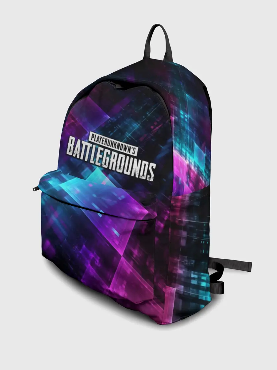 Рюкзак джинсовый / Pubg neon style 2019