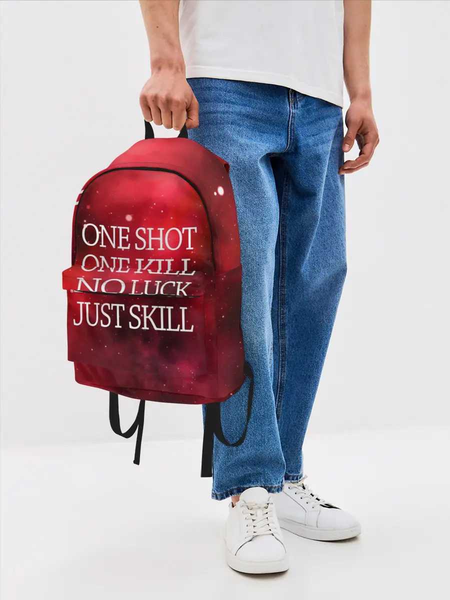 Рюкзак джинсовый / One Shot One Kill