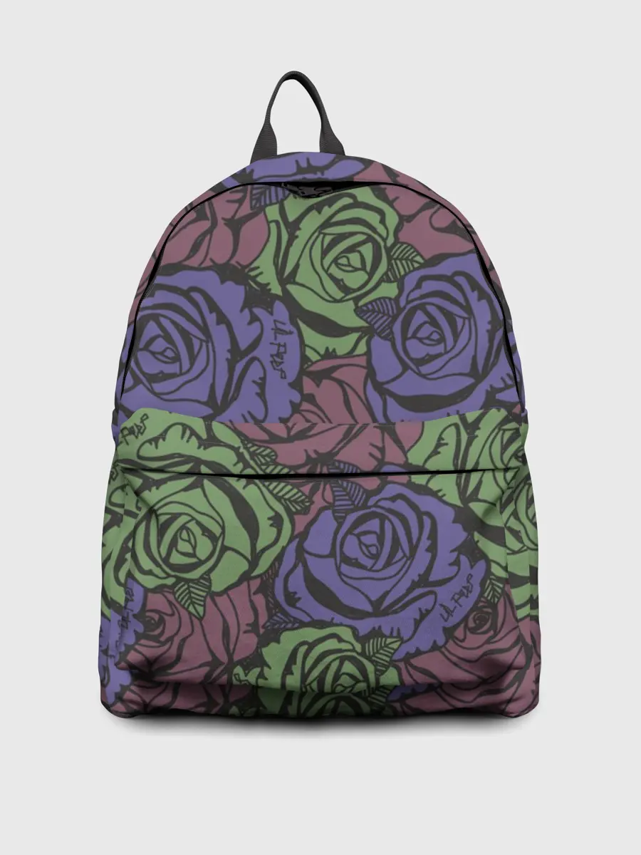 Рюкзак джинсовый / Розы Лил Пипа