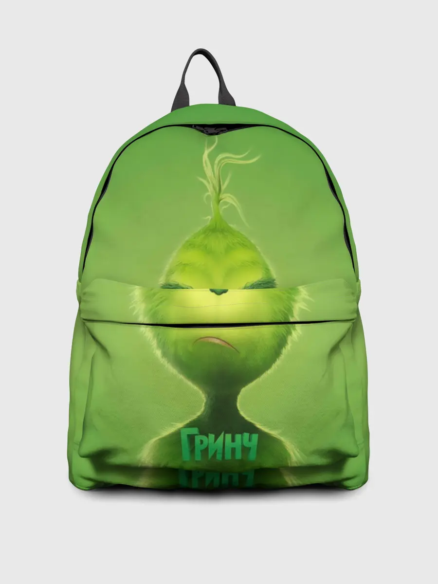 Рюкзак джинсовый / Гринч