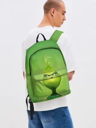 Рюкзак джинсовый / Гринч