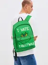 Рюкзак джинсовый / I hate christmas
