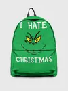 Рюкзак джинсовый / I hate christmas