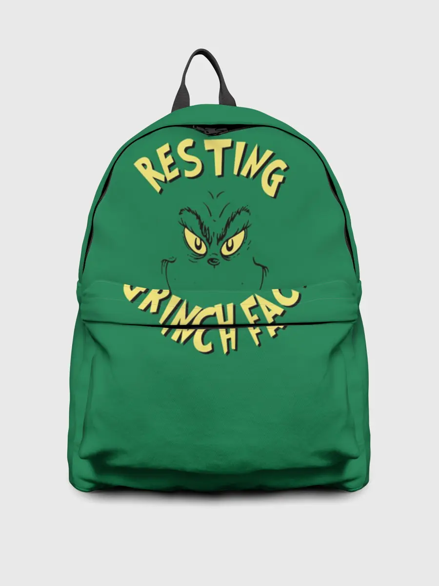 Рюкзак джинсовый / Resting Grinch Face