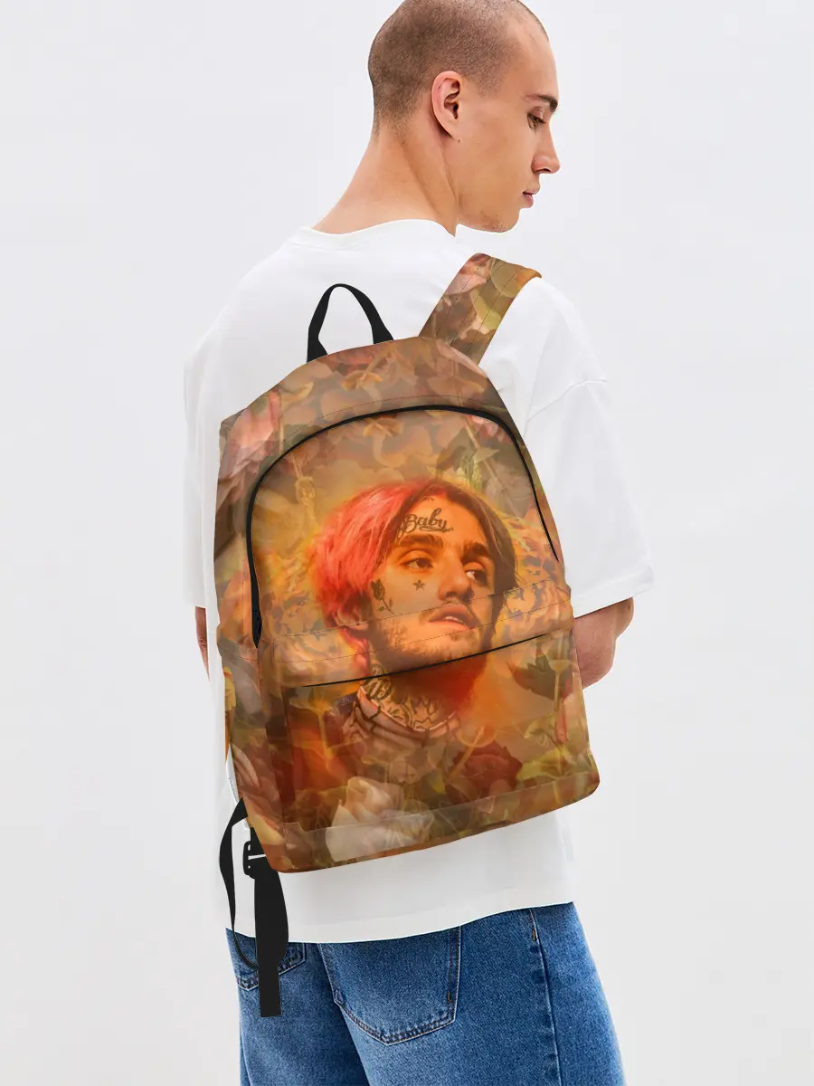 Рюкзак джинсовый / Lil Peep rose