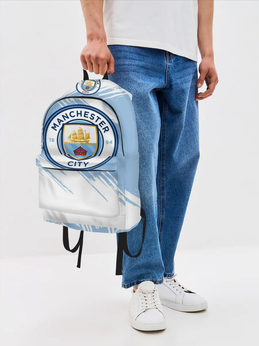Рюкзак джинсовый / Манчестер Сити
