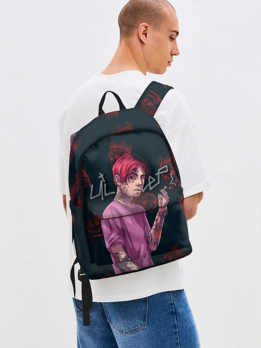 Рюкзак джинсовый / Лил Пип