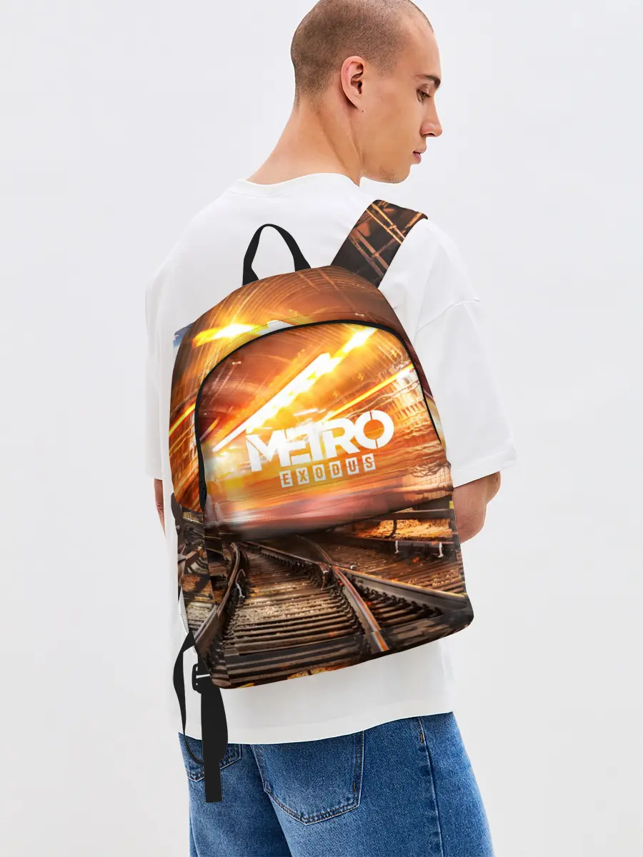 Рюкзак джинсовый / metro exodus