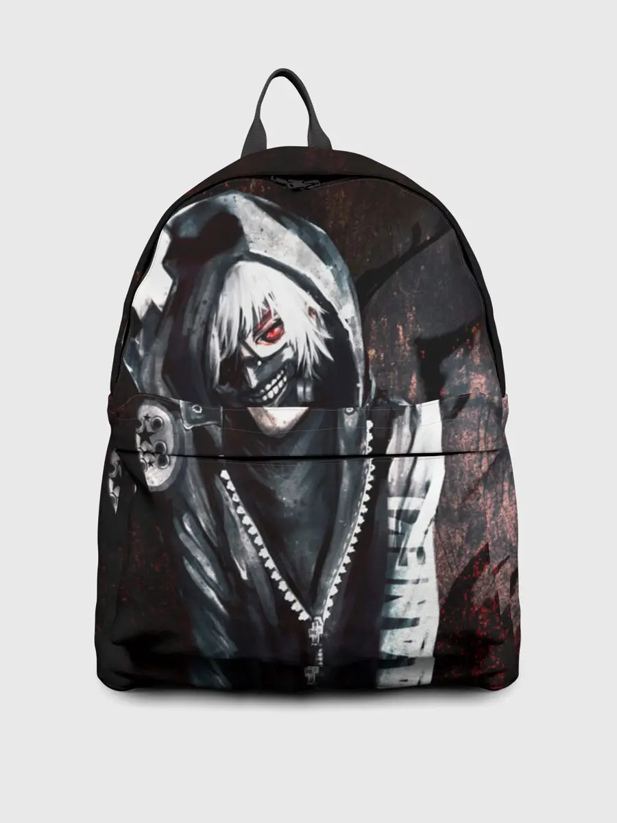 Рюкзак джинсовый / Ken Kaneki в капюшоне