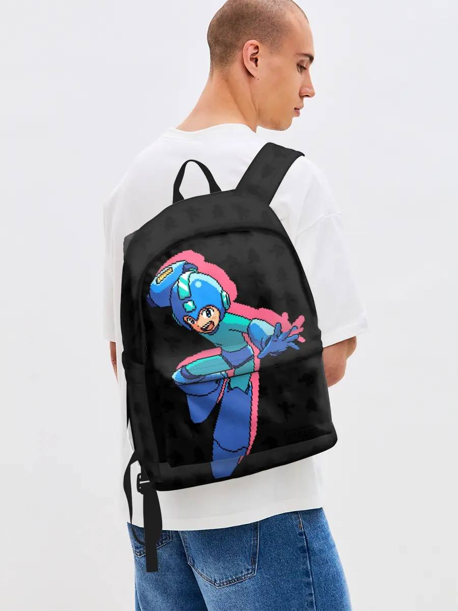 Рюкзак джинсовый / Mega Man