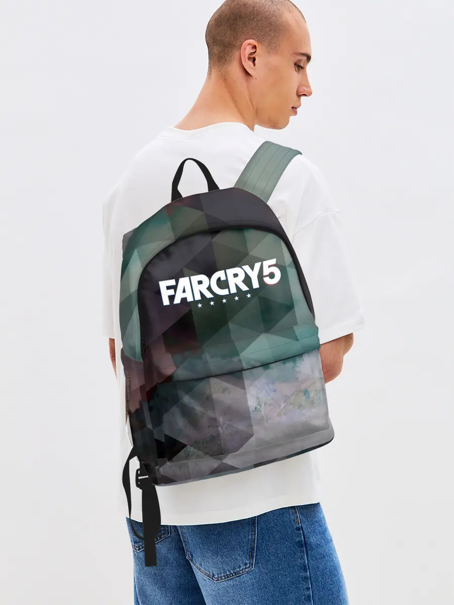 Рюкзак джинсовый / FarCry polygon