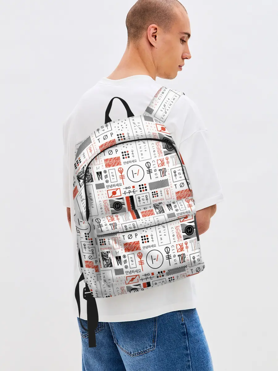 Рюкзак джинсовый / Twenty One Pilots - Blurryface