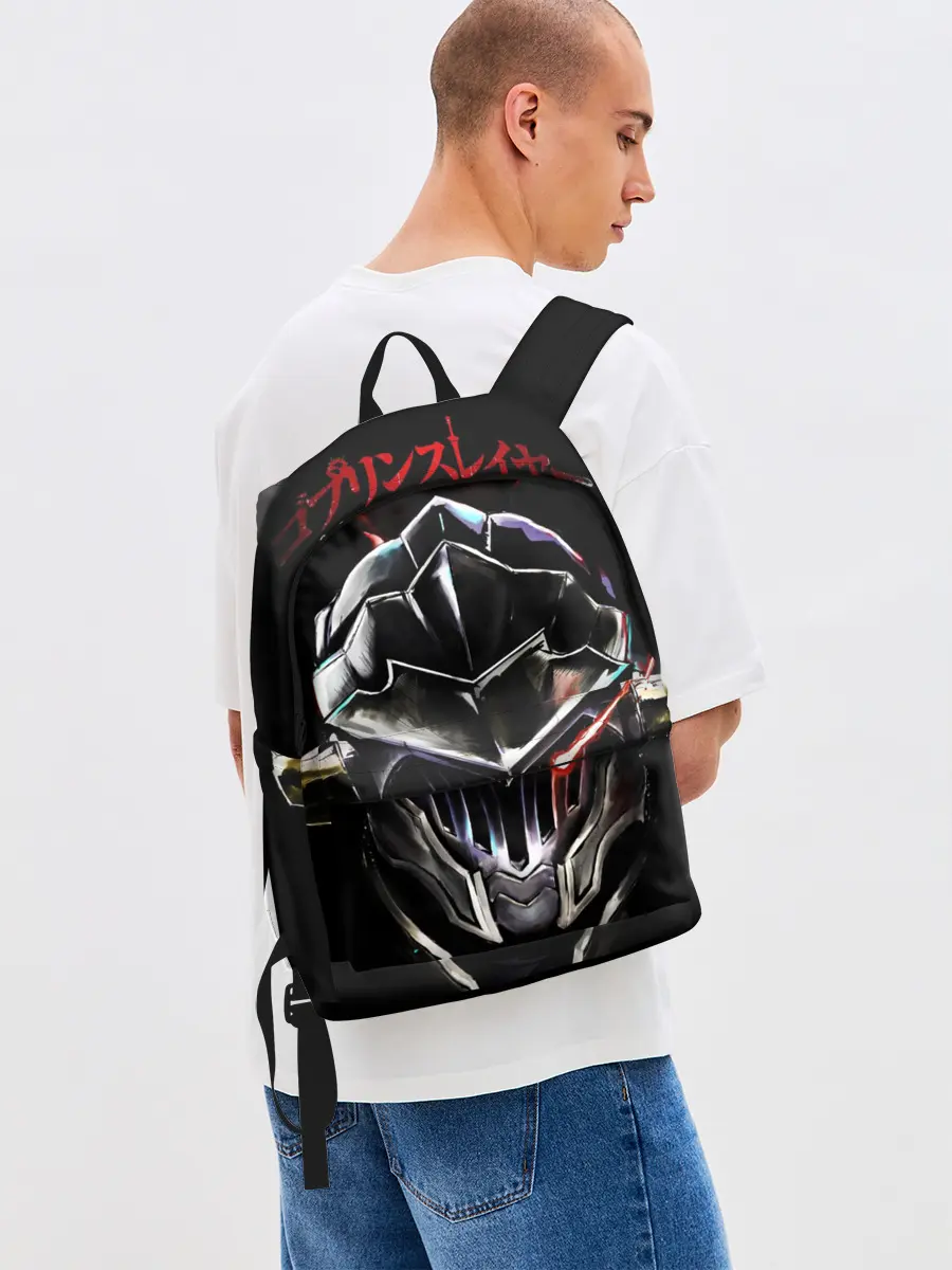 Рюкзак джинсовый / Маска Убийцы Гоблинов в тени