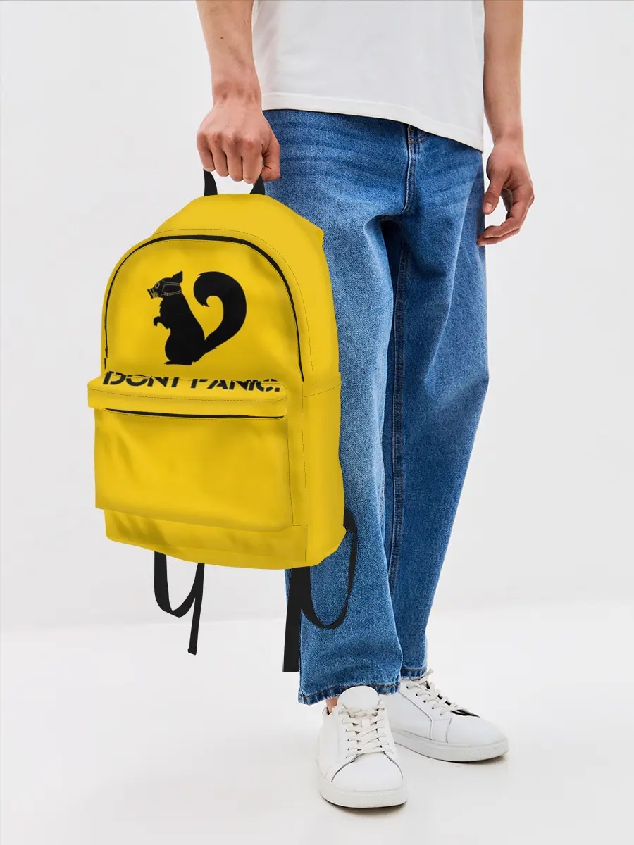 Рюкзак джинсовый / Dont Panic.