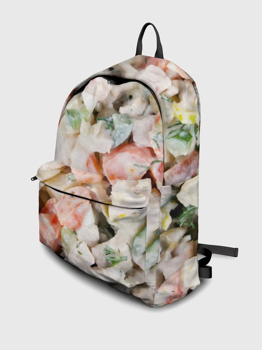 Рюкзак джинсовый / Оливье