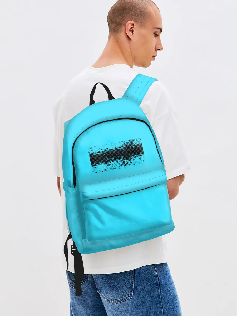 Рюкзак джинсовый / Гранж голубой