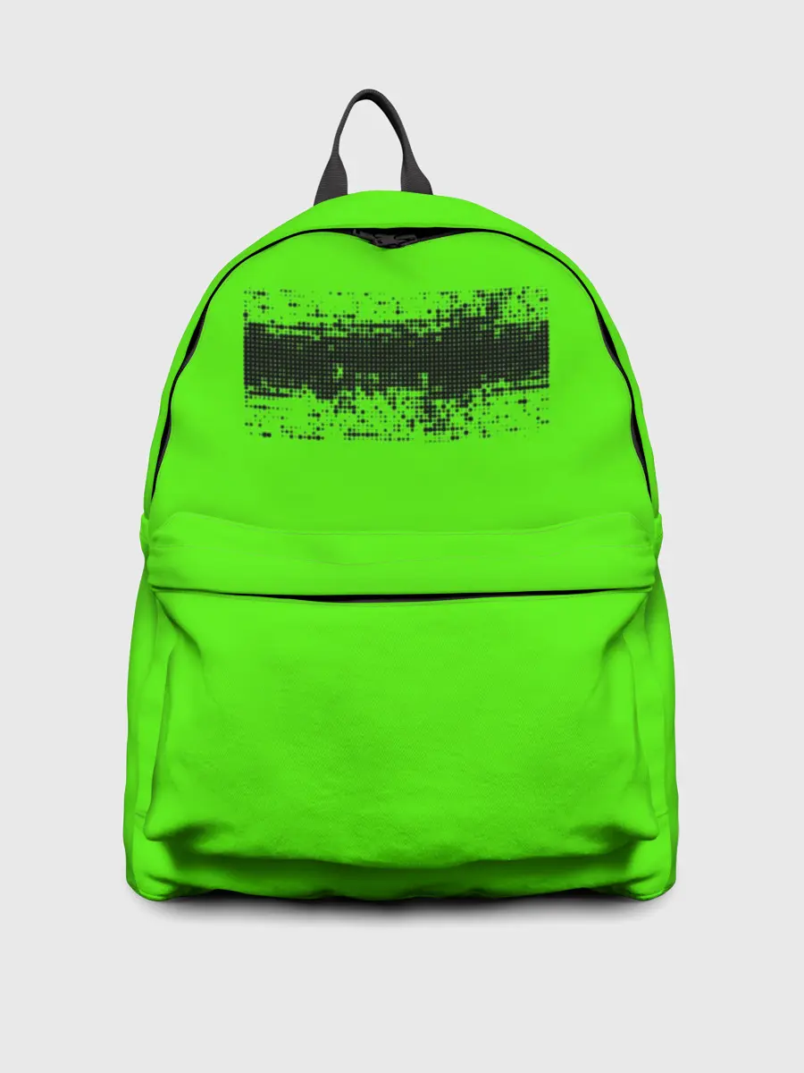 Рюкзак джинсовый / Гранж зеленый