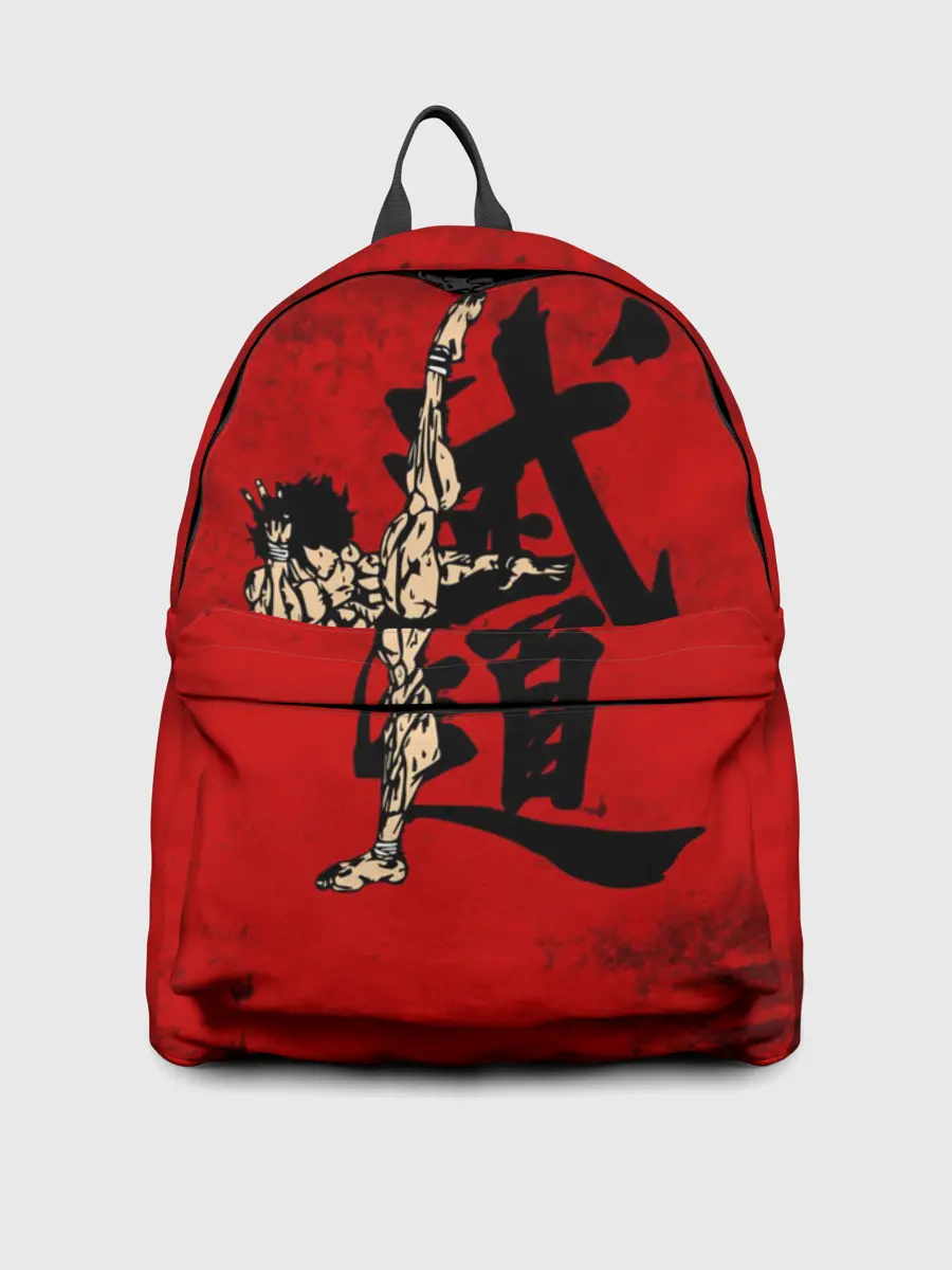 Рюкзак джинсовый / Боец Баки / Baki the Grappler