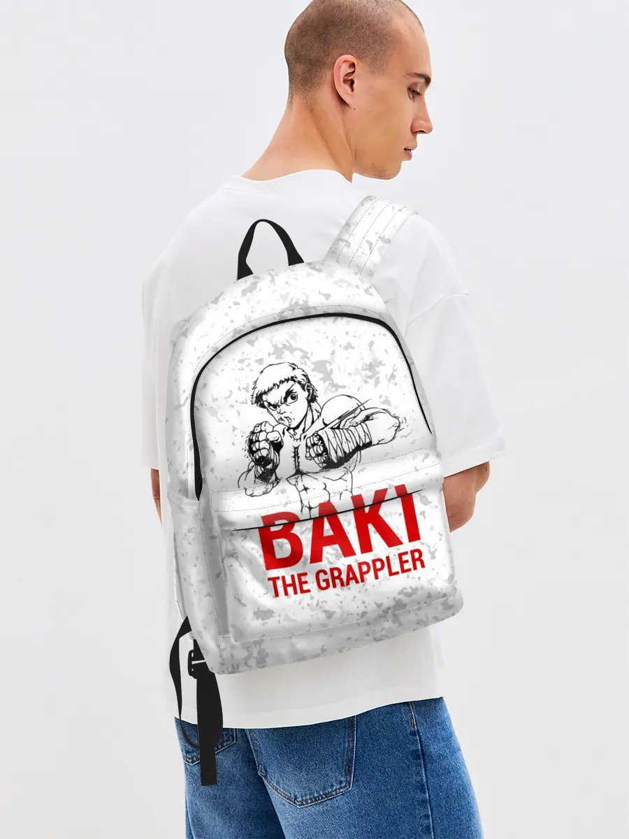Рюкзак джинсовый / Baki the Grappler