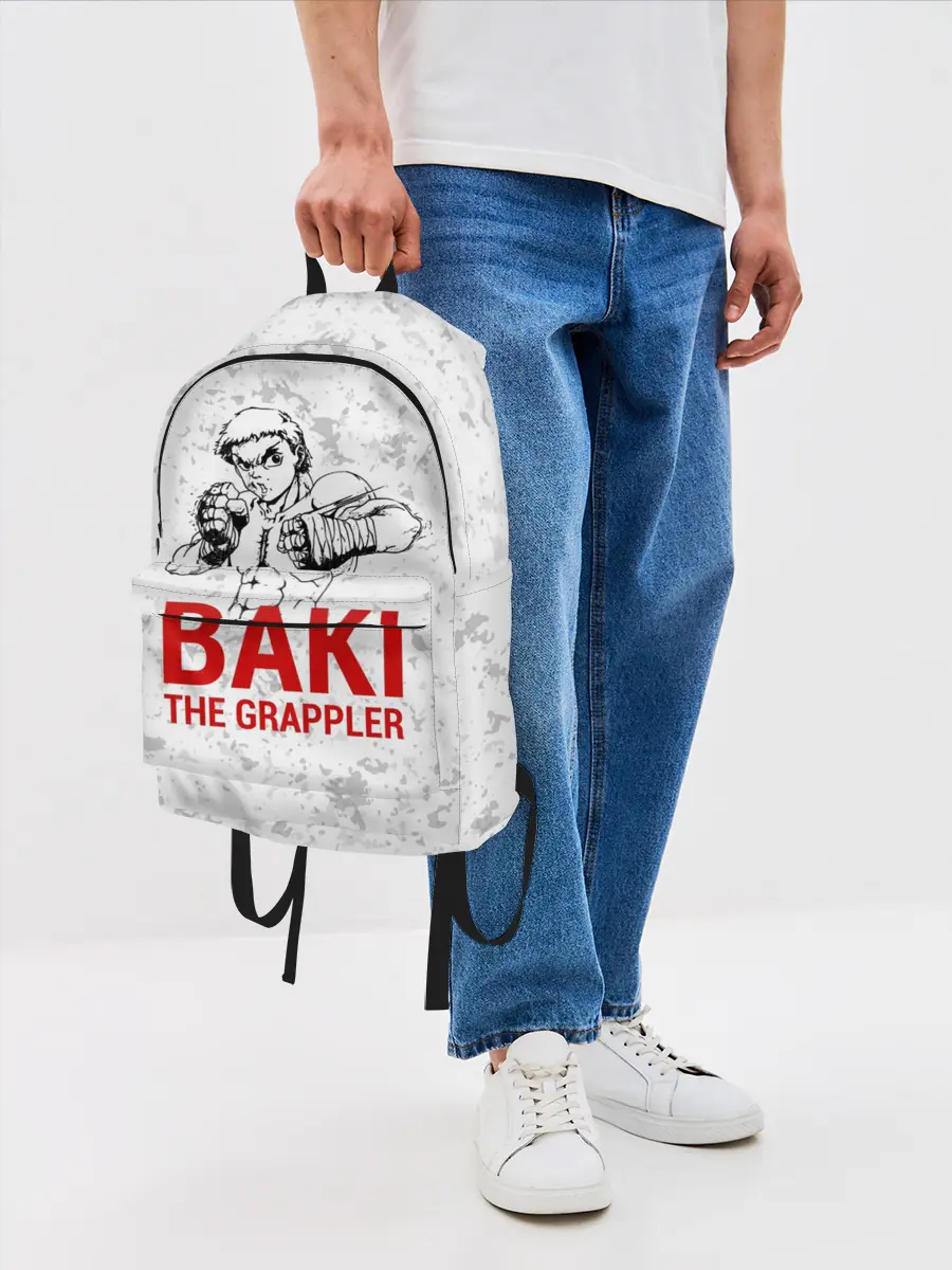 Рюкзак джинсовый / Baki the Grappler
