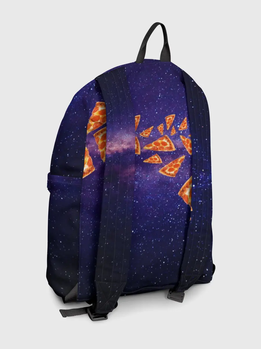 Рюкзак джинсовый / Пицца - Кот