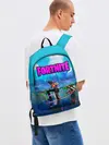 Рюкзак джинсовый / Fortnite повозка