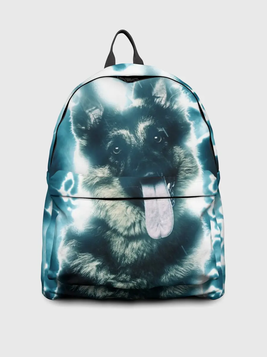 Рюкзак джинсовый / Немецкая овчарка