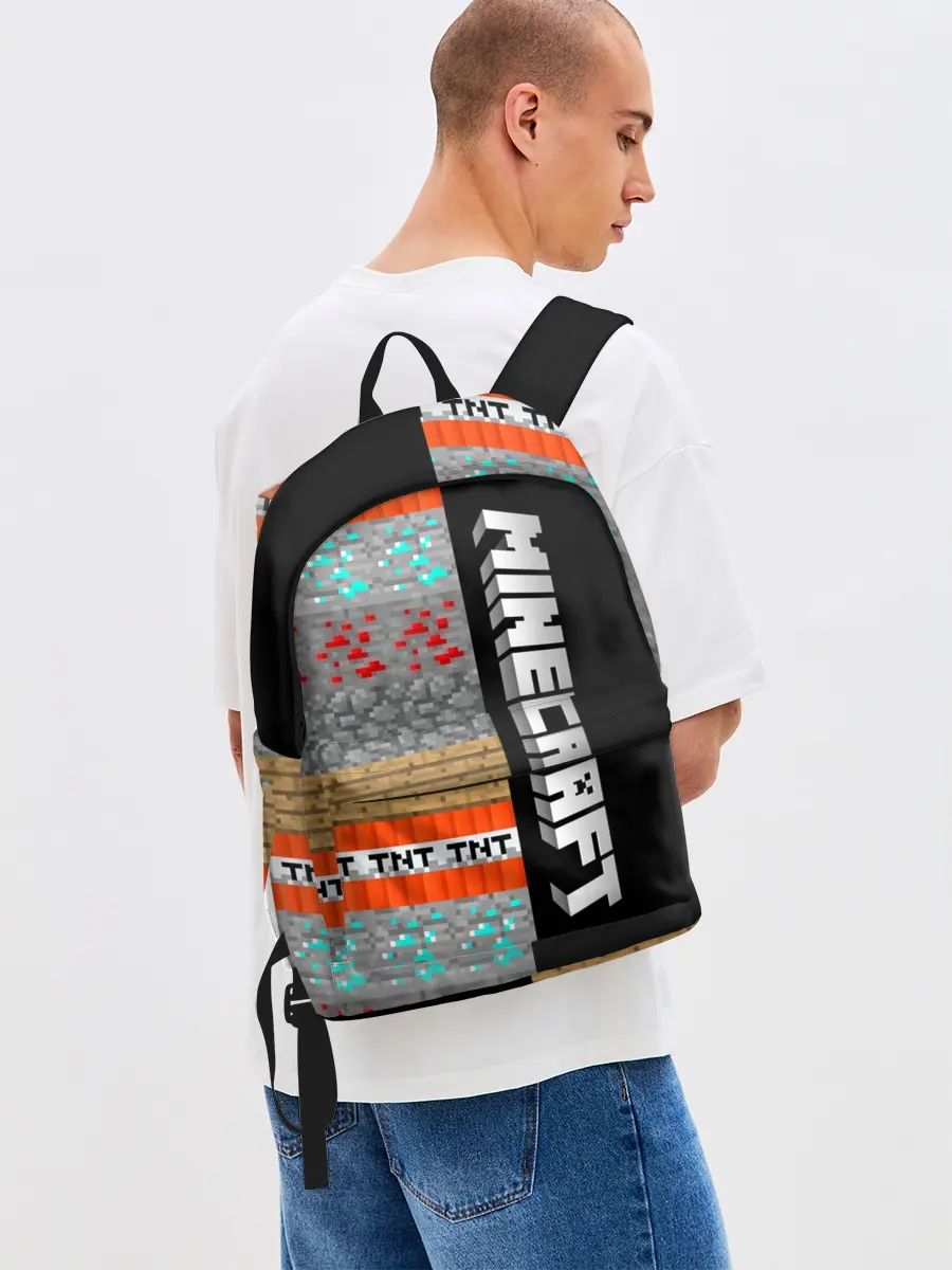 Рюкзак джинсовый / Minecraft