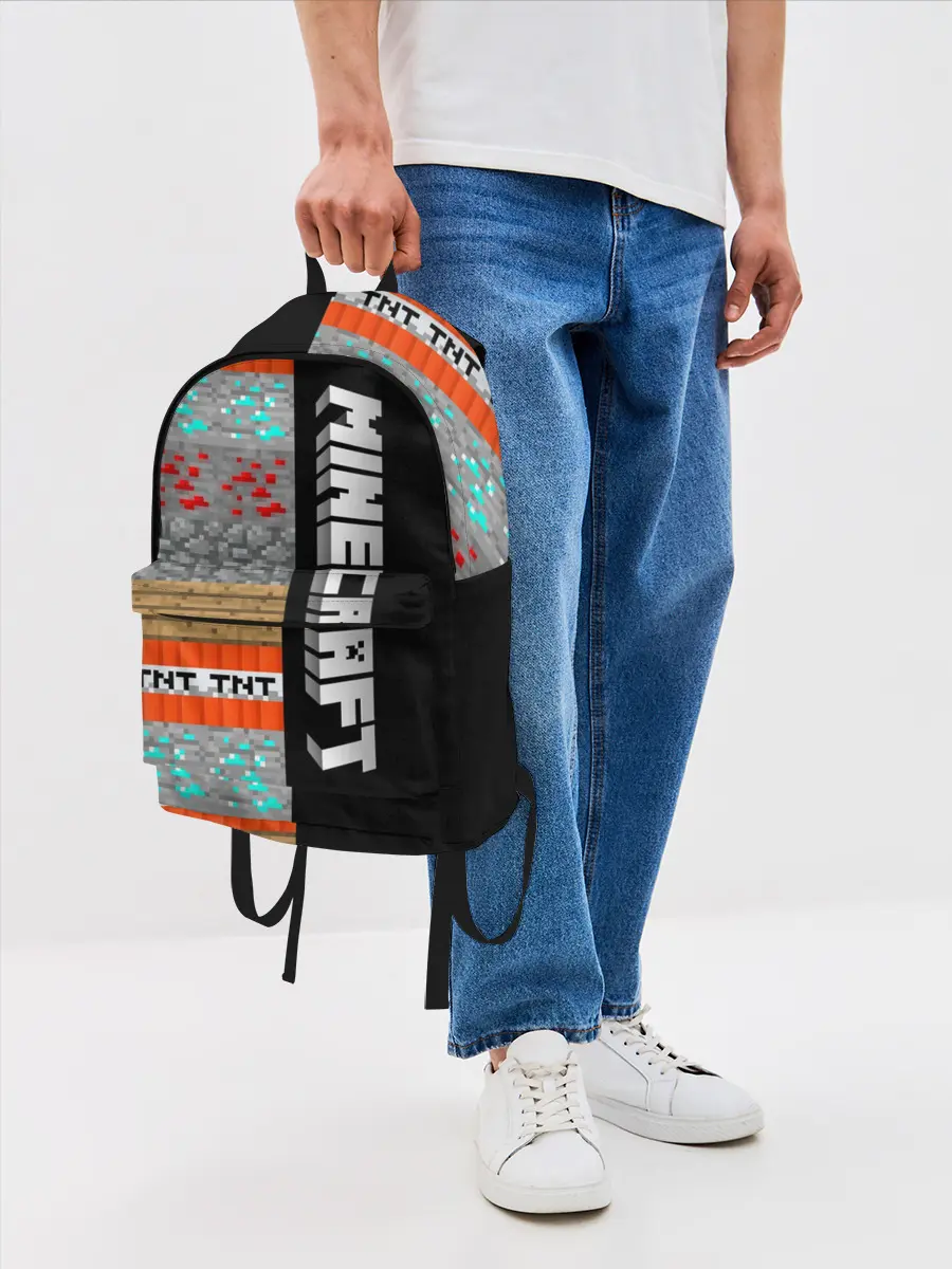 Рюкзак джинсовый / Minecraft