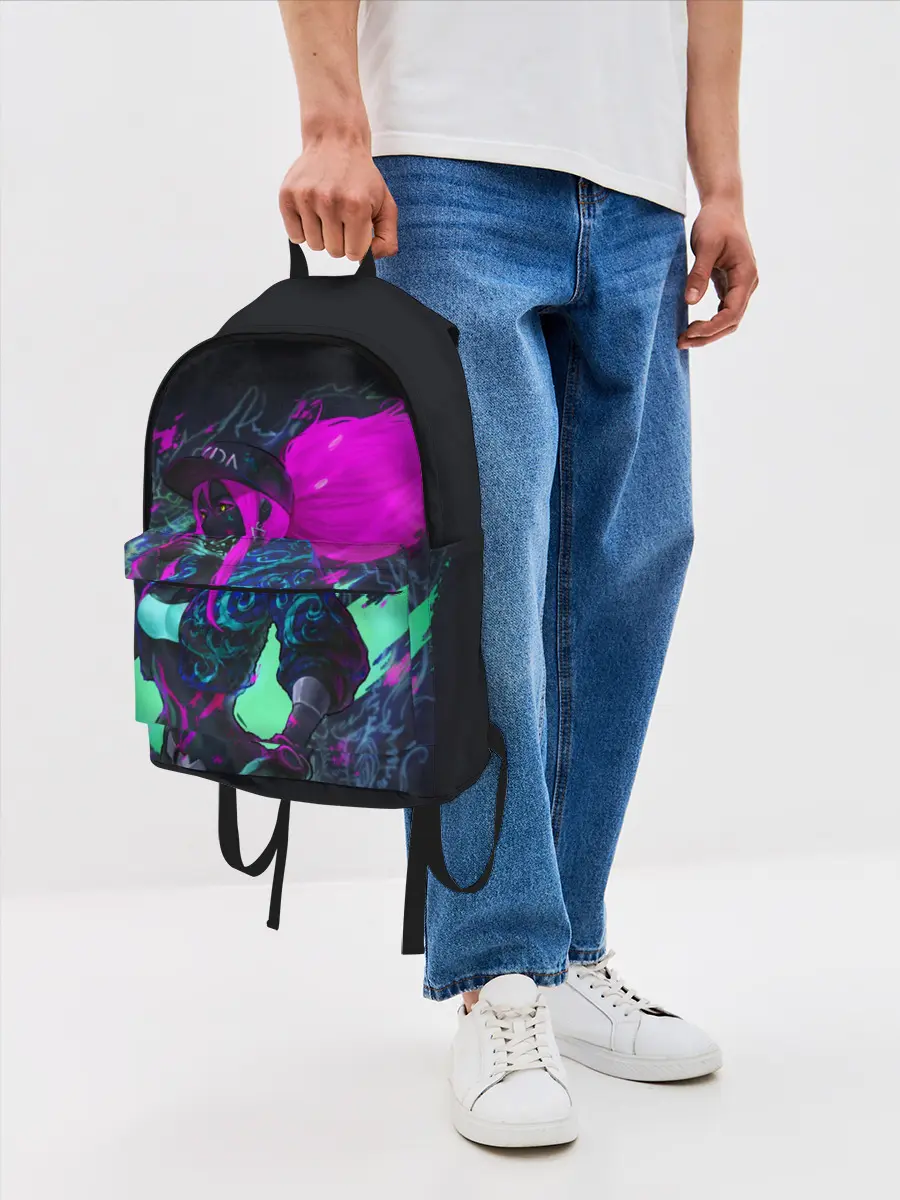 Рюкзак джинсовый / KDA. Akali