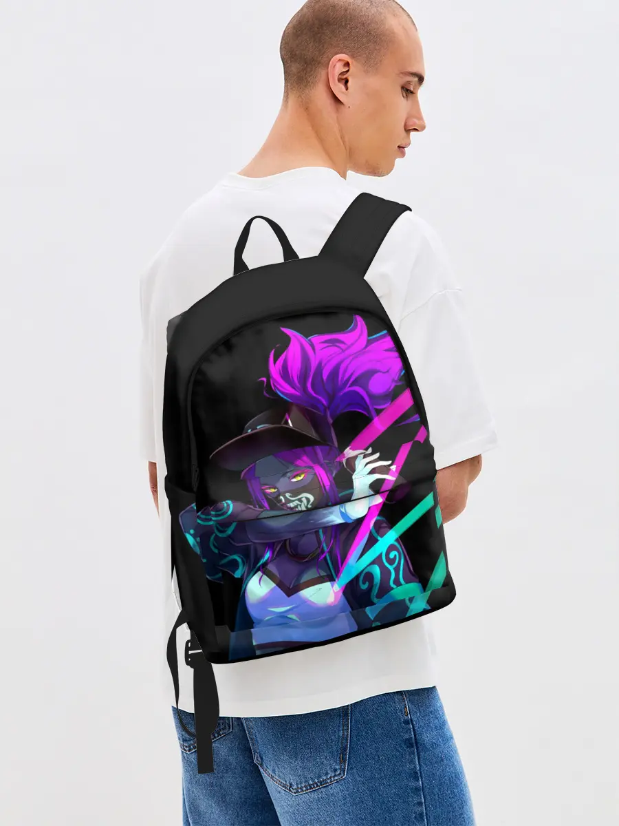 Рюкзак джинсовый / KDA. Akali